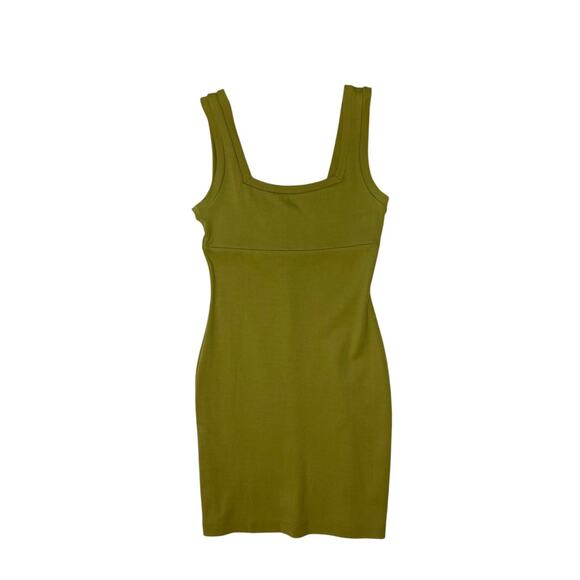 90s BCBG Green Sleeveless Mini Dress - Picture 1 of 4
